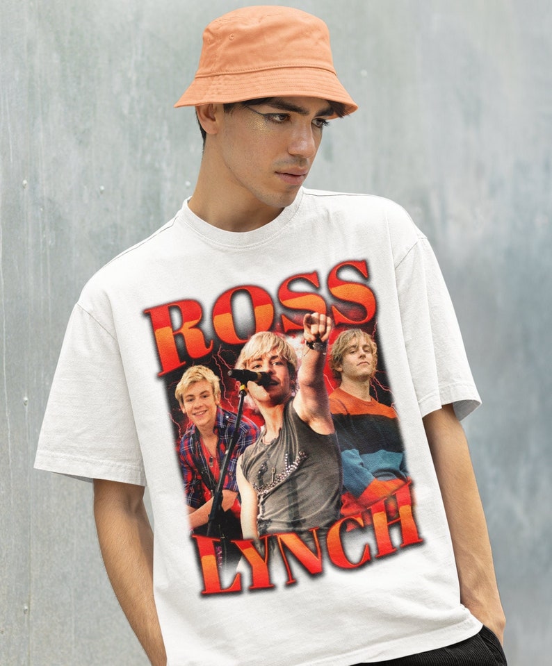 Retro ROSS LYNCH Shirt Ross Lynch Merch,R5 Lynch Rock Band Tshirt,Sabrina Sweatshirt,Austin Lynch Sweatshirt,Ross Lynch T shirt,R5 Shirt image 2