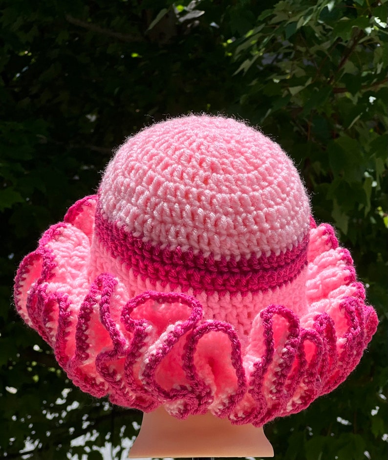 Crochet Ruffle Hats - Etsy