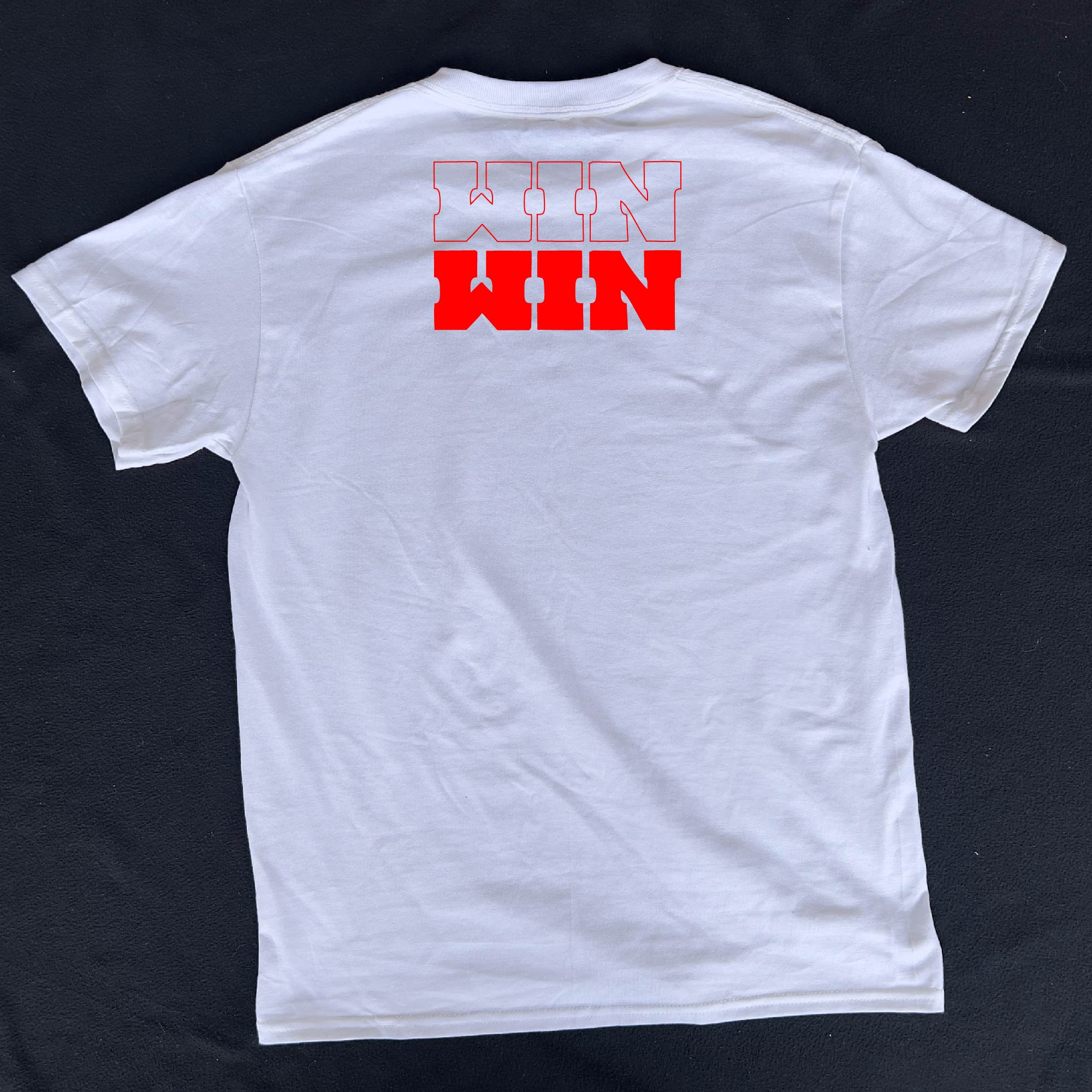 トップス winwin WIN WIN T-shirt, White Shirt, White Tees, Graphic T-shirt, Graphic