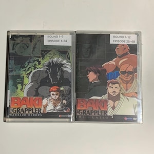 GRAPPLER BAKI, complete serie aflevering 1-48: dvd-ronde 1-12