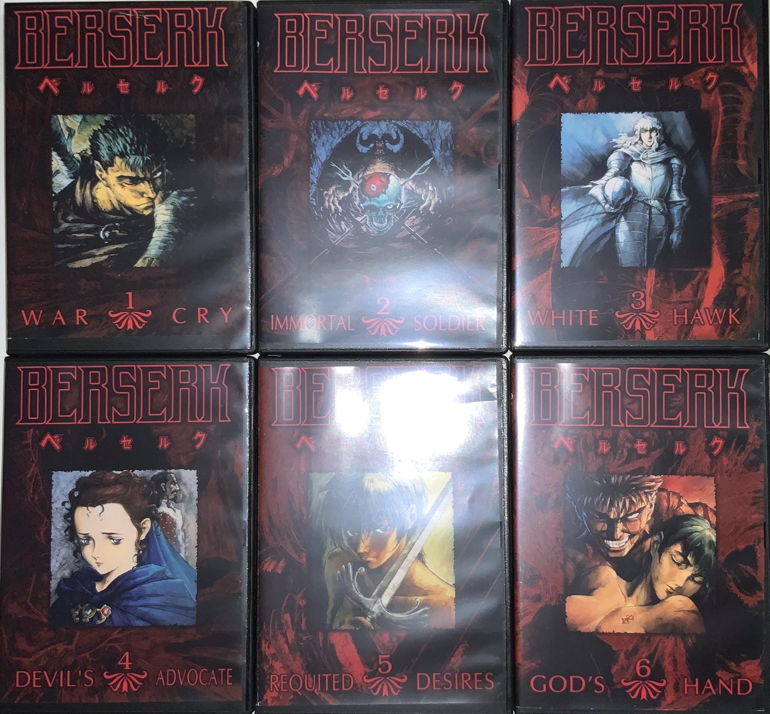 BERSERK Complete Box of War : DVD 1-6 - Etsy
