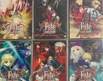 Fate Stay Night Complete Series: DVD Volume 1-6 Anime Series