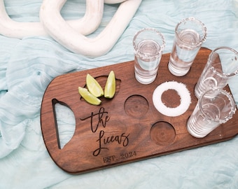 Tequila Board,Wedding Gift,Gift for Couple,Gift for Newlyweds, Engagement Gift,Rustic Wedding Gift,Gift for Bride,Bridal Shower Gift