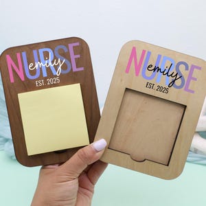 Personalized Nurse Gift, New Nurse Station Holder, Nursing School Graduation, Nurse Office Decor, Est 2025 Nurse Appreciation