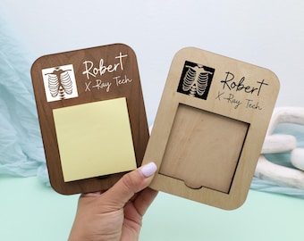 Personalized X-Ray Tech Desk Organizer, Radiology Tech Gift, Medical Staff Appreciation, Birthday Present for Radiologist, Xray Tech Decor