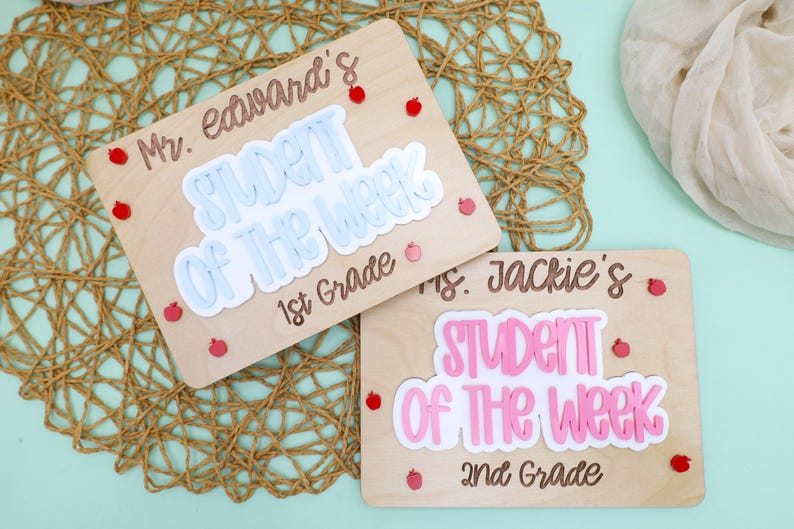 Prop File Picture Letter R Student of the Week Classroom Sign, Personalized Acrylic Letter Photo ...
