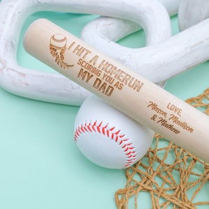 Custom Baseball Bat, Fathers Day Gift, Baseball Dad, Gift for Dad, Gift for Him, Gift for Grandpa, Personalized Baseball Bat,Fathers Day Bat