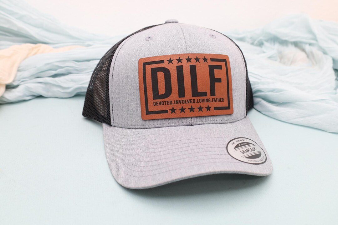 Dad Hat With Leather Patch (Rectangle...