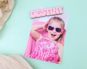 Personalized Name Magnet For School Locker, Refrigerator Magnet, Back to School Gift, Kids Magnet For Artwork Display, Cute Fridge Magnet