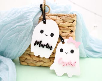 Boo Basket Tags, Halloween Basket Tag, Ghost Tag, Halloween Name Tags, Trick or Treat Bag Name Tag, Halloween Decor, Custom Halloween Tags