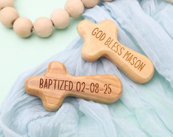 Wooden Cross Pocket, Handheld Prayer Cross, Religious Keepsake Gift, Unique Faith Gift, Easter Wooden Cross, Christian Gift, Easter Gift