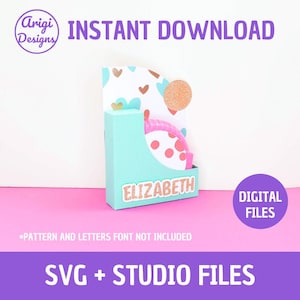 Hubba bubba box SVG for Cricut and Silhouette, Hubba bubba holder svg, Chewing Gum Holder SVG, Bubble gum box template, Instant download
