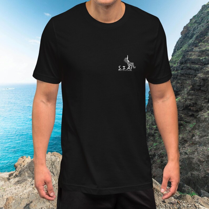 Cliff Jumping T-shirt Adventure Extreme Sports Outdoorsy Adrenaline Casual Unisex Tee Motivational Inspirational Send It Anyway Tshirt image 2