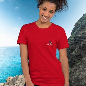 Cliff Jumping T-shirt Adventure Extreme Sports Outdoorsy Adrenaline Casual Unisex Tee Motivational Inspirational Send It Anyway Tshirt image 4