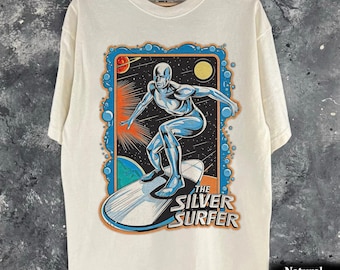 ギャラクタス　シルバーサーファー　ファンタスティック4　Tシャツ　marvel Amazon.com: Marvel Fantastic Four Silver Surfer Vintage