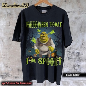 Funny Spooky Shrek Halloween T-Shirt - Gildan 5000 Unisex Tee