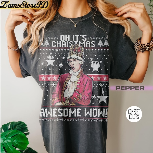 Alexander Hamilton Christmas Sweatshirt, Broadway Fan T-Shirt For Women,  Musical Gift, American Musical Shirt