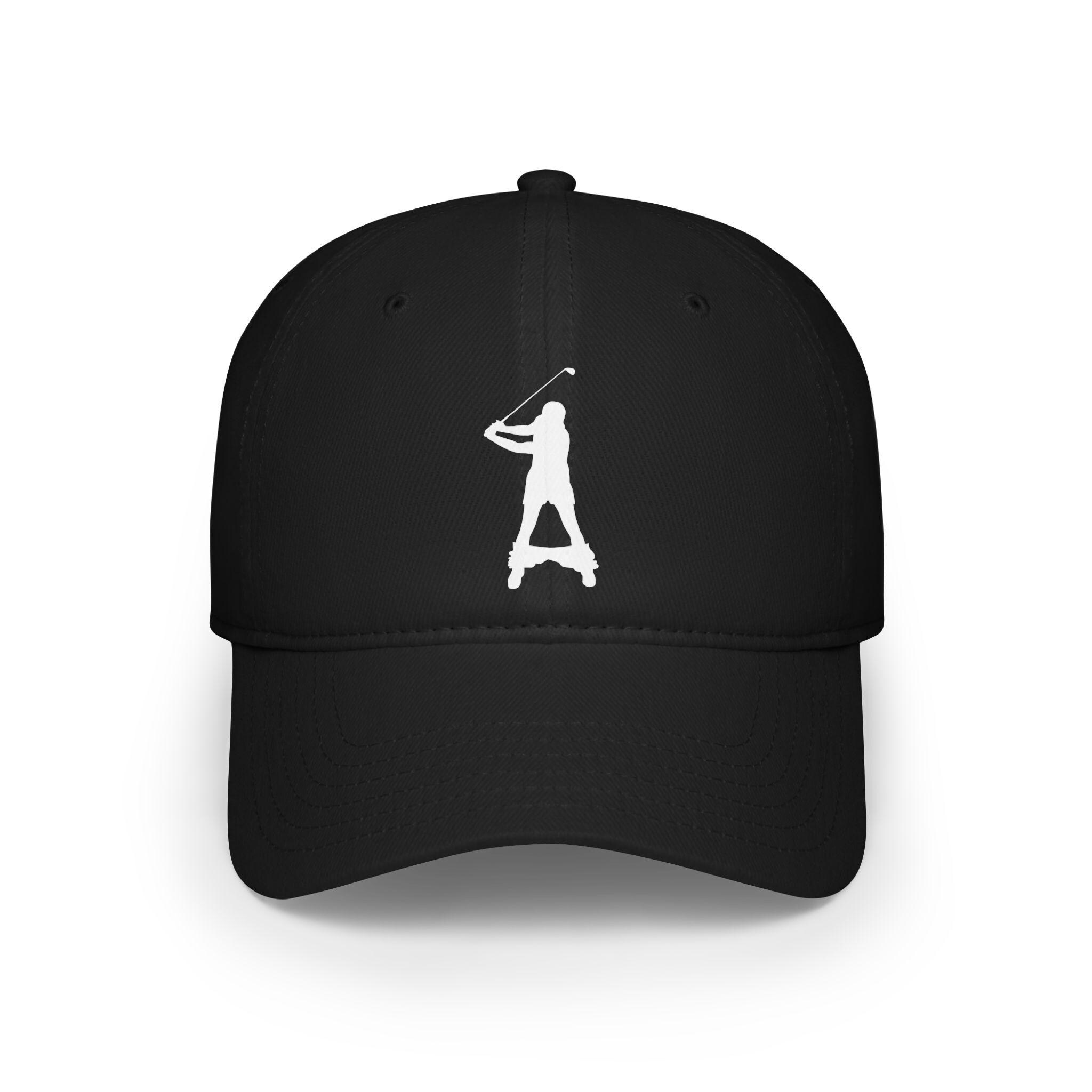 Golfer Logo Baseball Cap, Golf Lover Hat, Funny Golf Gift for Him, Stylish Minimalist Design, Golf Trip Cap, Husband Boyfriend Gift