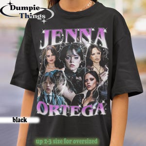 Vintage Jenna Ortega Bootleg Shirt, Halloween Unisex Geschenk Tee