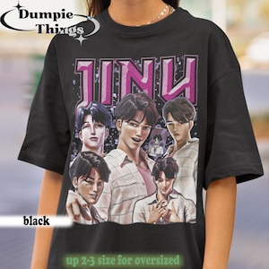 Vintage Jinu Kpop Saja Boys Bootleg 90s Retro V3 Shirt, Kpop Demon Hunters Tee, Kpop Huntrix Pin T-Shirt, Saja Boys Fan Gifts