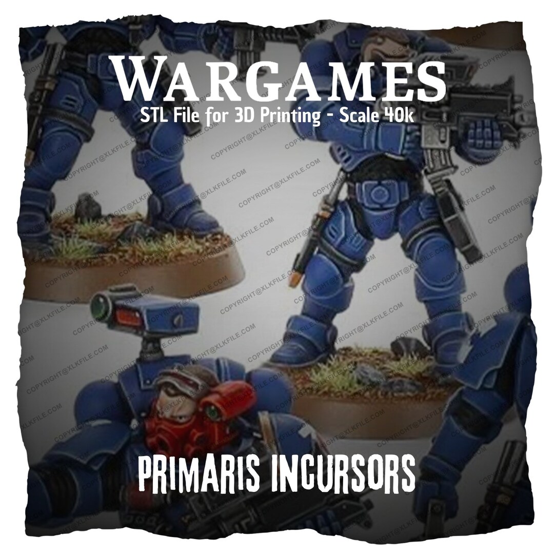 STL File for 3D Printing 40k Scale Space Soldiers 77 - Etsy