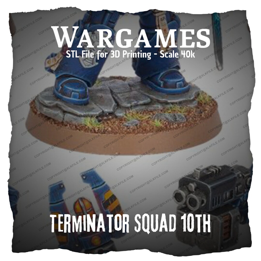 STL File for 3D Printing 40k Scale Space Soldiers 109 - Etsy