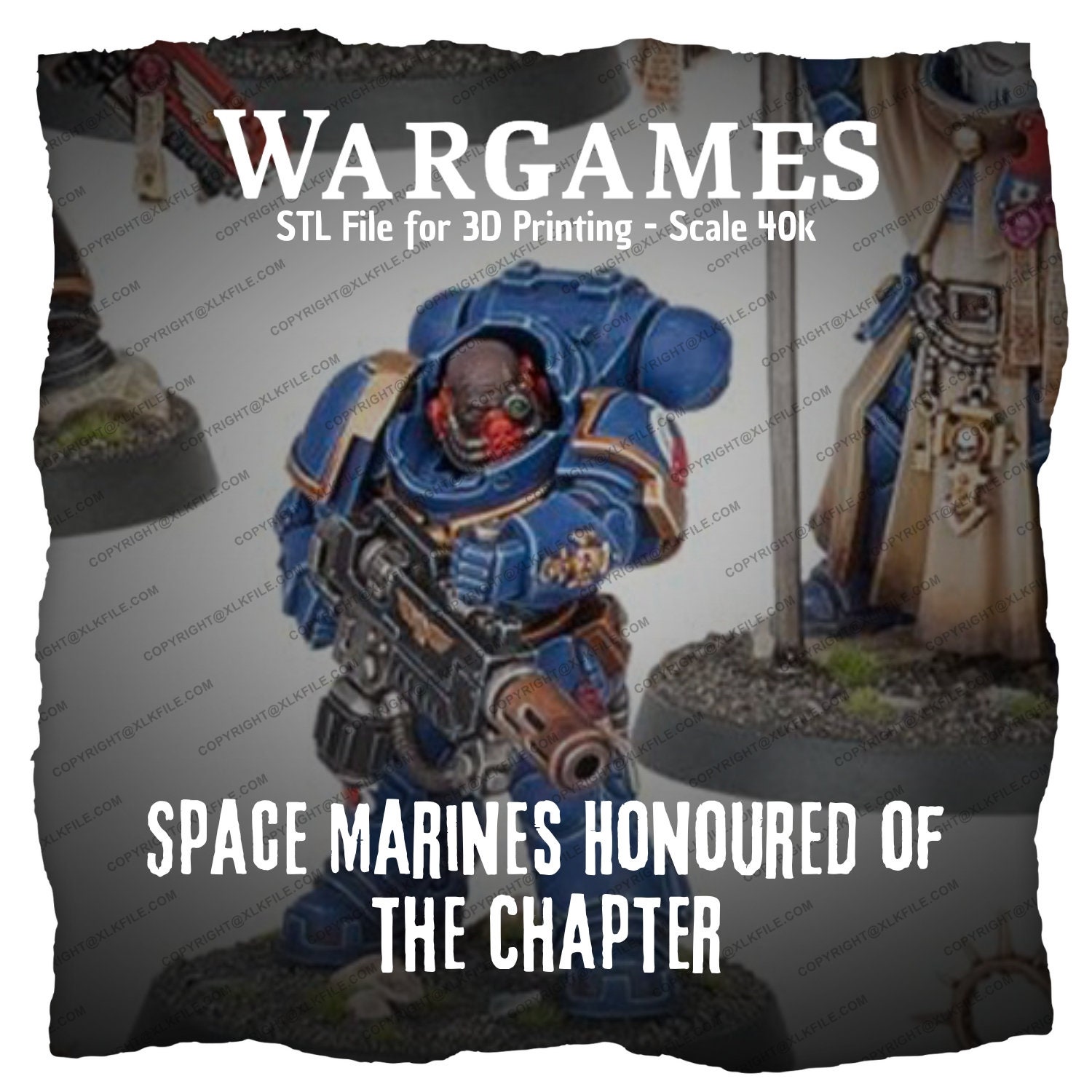 STL File for 3D Printing 40k Scale Space Soldiers 94 - Etsy