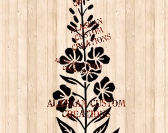 Alaskan Fireweed Digital Image PDF/PNG/SVG