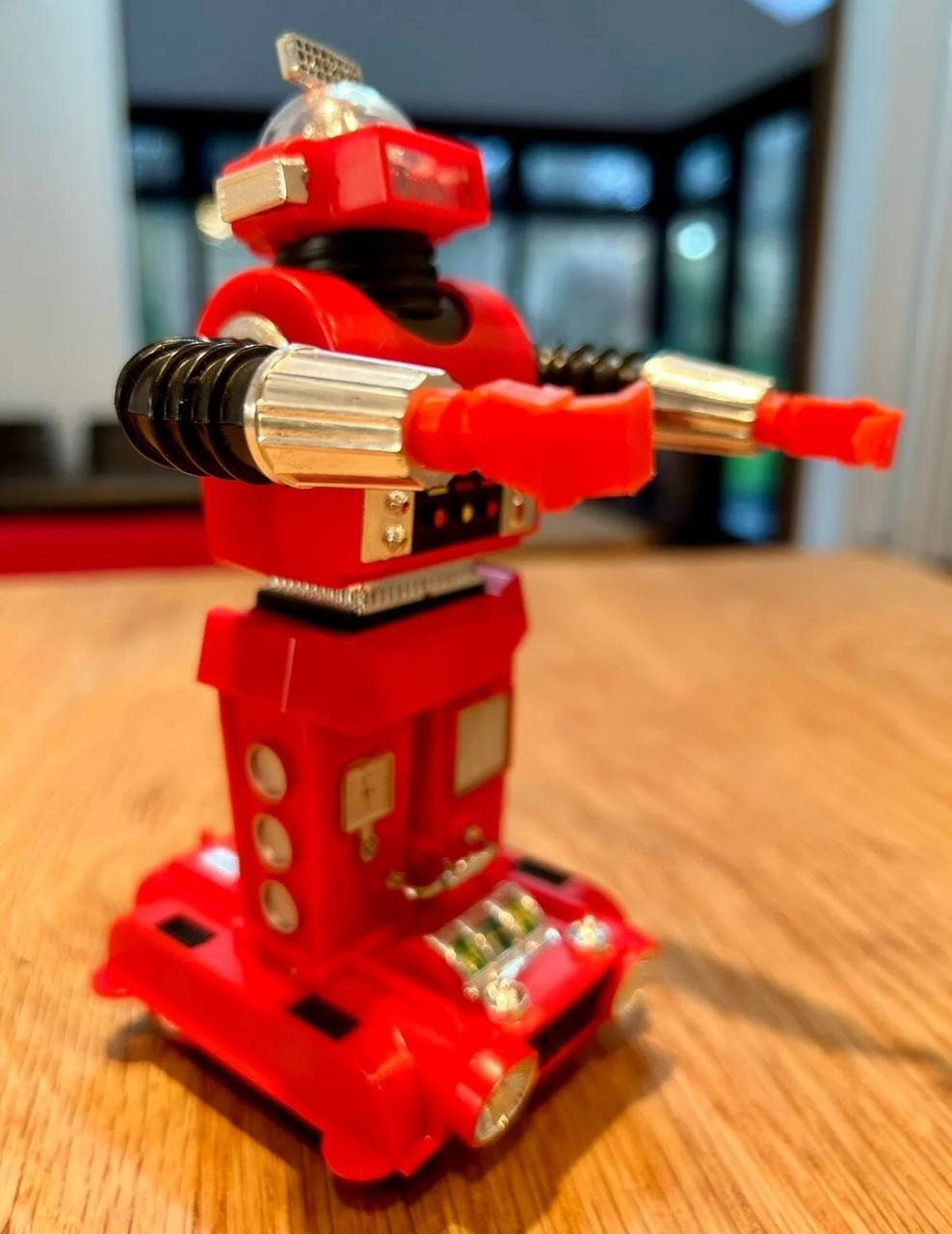 Tin Toy operated Zeroid ZEMO Robot Battery 1970 Ideal Toys RARE - Etsy