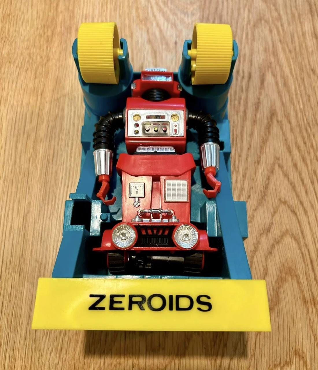 Tin Toy operated Zeroid ZEMO Robot Battery 1970 Ideal Toys RARE - Etsy