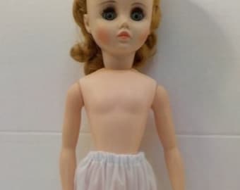 Doll Clothes ~  White Cotton Under Panties For 17” Madame Alexander Elise ~ NO DOLL