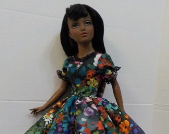 Doll Clothes ~ Multi-Color Floral Dress Outfit For 19” Tiffany Taylor Ideal Dolls ~ NO DOLLS