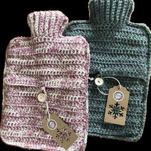 Cosy Hot Water Bottle Cover Crochet Pattern
