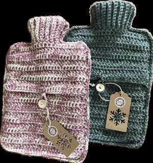 Cosy Hot Water Bottle Cover Crochet Pattern