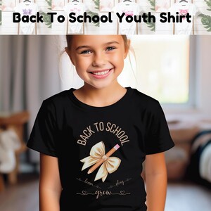 Back To School Youth Shirt, Back To School Unisex T-Shirt, School Shirt, Cute Back To School T-Shirt