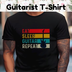 Guitarist T-Shirt For Guitar Player Slogan Shirt For Dad Fathers Day Gift For Guitarist Brother Shirt Men’s Funny Guitar Shirt