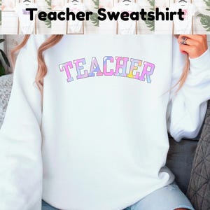 Teacher Sweatshirt, Teacher Unisex Heavy Blend™ Crewneck Sweatshirt, Teacher Sweater, Back To School Sweatshirt, Gift For Her