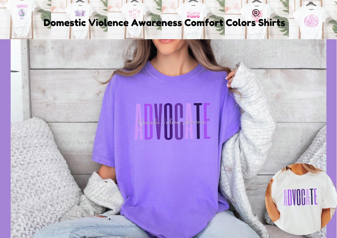 Domestic Violence Awareness T-shirt, Advocate Shirt, Domestic Violence ...