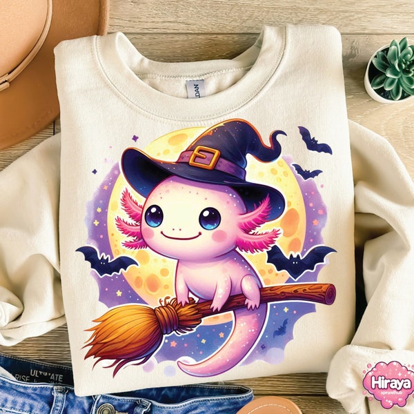 Cute axolotl, Halloween shirt design, png, shirt design, sublimation designs, sublimation png, kids shirt png, cute shirts, axolotl png