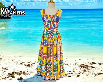 Backless Maxi Dress | Boho Beachwear Clothing | Cotton Padded Strap Style