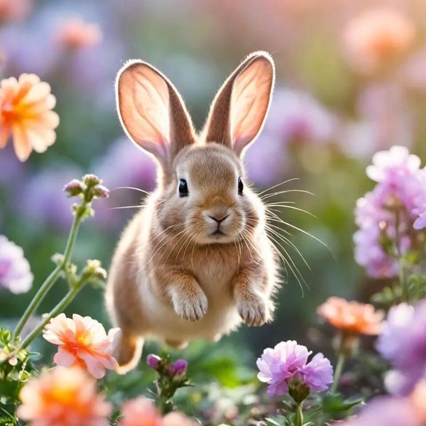 Hop into Digital Delights: Premium Rabbit Portraits