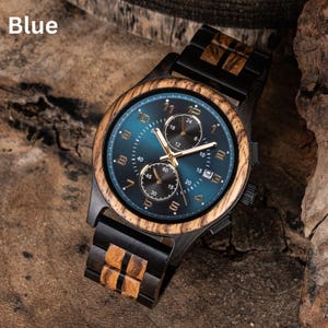 Wood Watch, Mens Watch, Personalized Watch, Engraved Watch, Gift for Father, Husband Gift, Anniversary Gift, Boyfriend gift, Groomsmen Gift