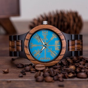 Wood Watch, Mens Wood Watch, Personalized Watch, Engraved Wood Watch, Husband Dad Son Gift, Anniversary Gift, Boyfriend gift, Groomsmen Gift