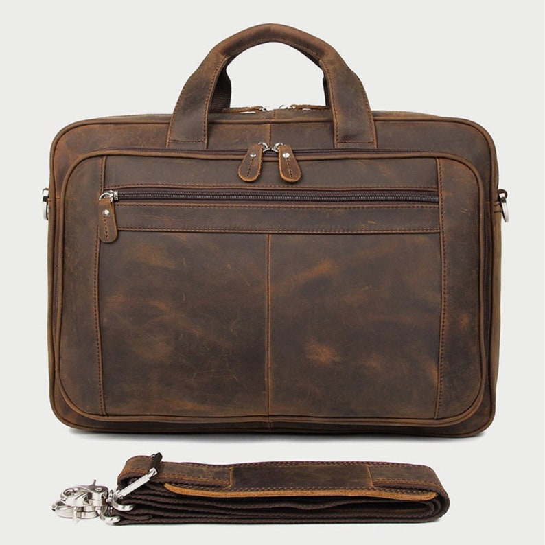 Personalisierte Aktentasche für Männer, Businesstasche, Laptoptasche, Schultertasche, Herrentasche, Crossbody-tasche, Messenger-tasche, Geschenke für ihn, Geschenke für sie Bild 6