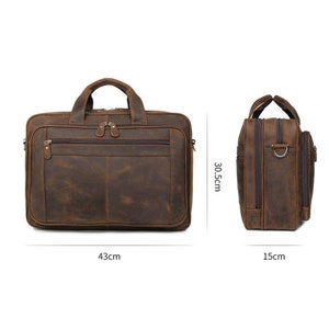 Porte-documents personnalisé pour homme, sac d'affaires, sac pour ordinateur portable, sac à bandoulière, sac bandoulière pour homme, sac messager, cadeaux pour lui, cadeaux pour elle image 10