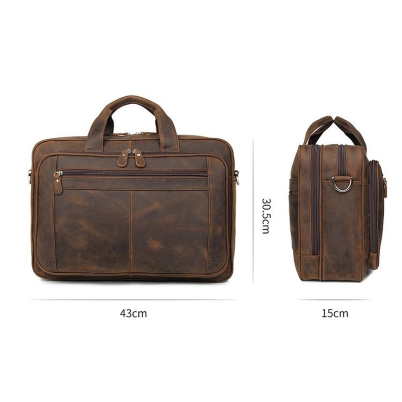 Personalisierte Aktentasche für Männer, Businesstasche, Laptoptasche, Schultertasche, Herrentasche, Crossbody-tasche, Messenger-tasche, Geschenke für ihn, Geschenke für sie Bild 10