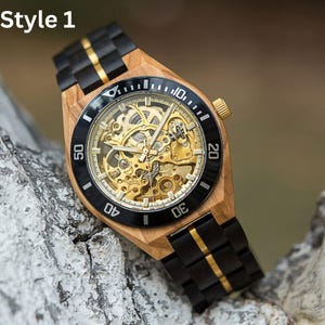 Anniversary Gift for Him, Wood Watch, Personalized Watch, Engraved Watch, Wooden Watch, Groomsmen Watch, Mens Watch, Boyfriend Gift, Gift