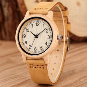 Wooden Watch, Engraved Watch, Men Women Watch, Personalized Watch, Groomsmen Gift, Anniversary Gift, Birthday Gift, Gift for Him Her