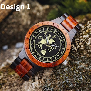 Mens Wood Watch, Wood Watch, Personalized Watch, Engraved Watch, Wooden Watch, Gift for Groomsmen, Gift for Dad Son Husband, Boyfriend Gifts