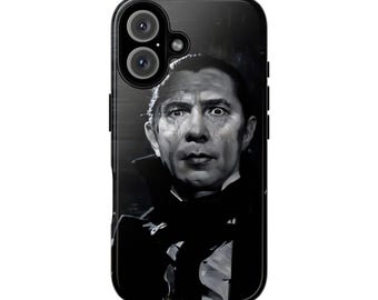 Dracula Vampire Phone Case for iPhone & Samsung – Gothic Horror Classic, Spooky Halloween Dark Aesthetic Cover